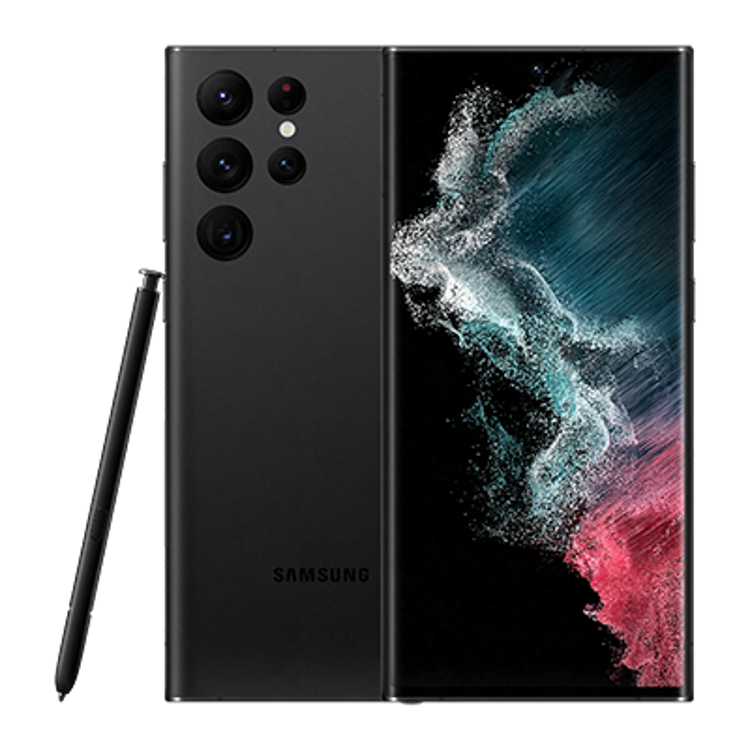 صورة Samsung Galaxy S22 Ultra - 128 GB - Burgundy
