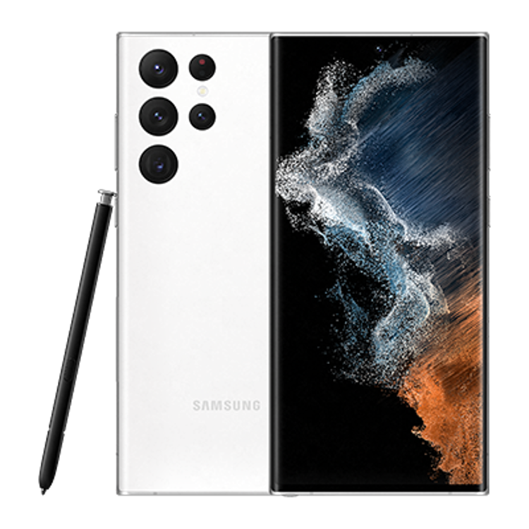 صورة Samsung Galaxy S22 Ultra - 128 GB - Phantom White